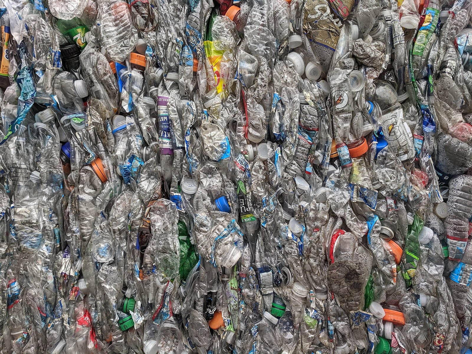 PET bottle bales